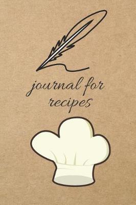 Book cover for Journal for Recipes