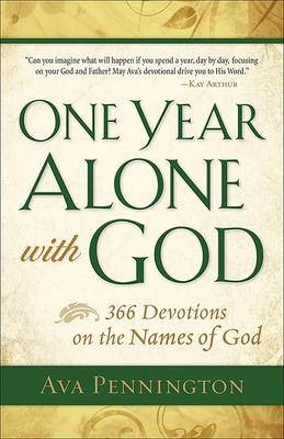 Book cover for One Year Alone with God