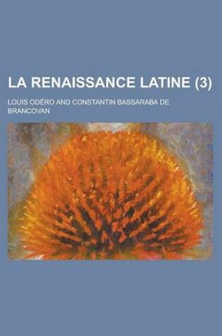 Cover of La Renaissance Latine (3)