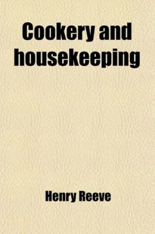 Cover of Cookery and Housekeeping