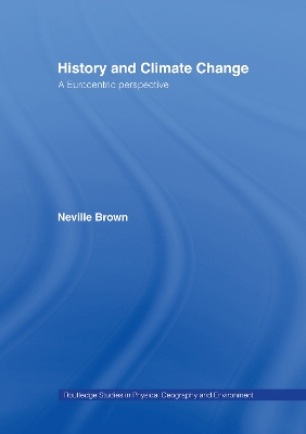 Book cover for History and Climate Change