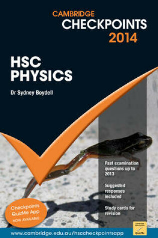 Cover of Cambridge Checkpoints HSC Physics 2014-16