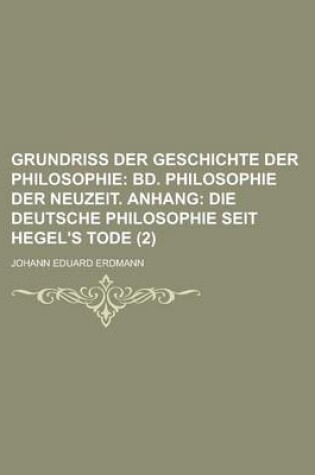 Cover of Grundriss Der Geschichte Der Philosophie (2)