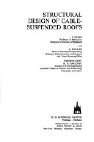 Cover of Structural Design of Cable Suspended Roofs