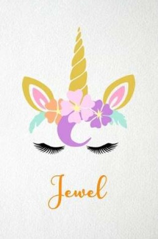 Cover of Jewel A5 Lined Notebook 110 Pages