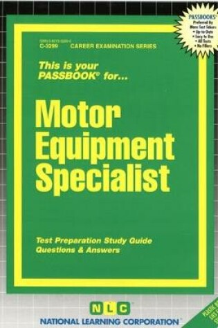 Cover of Motor Equipment Specialist