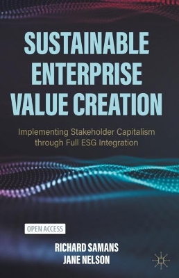 Book cover for Sustainable Enterprise Value Creation