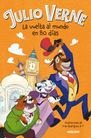 Book cover for La vuelta al mundo en 80 días / Around the World in Eighty Days