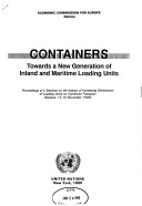 Cover of Containers - towards a New Generation of Inland & Maritime Loading Units