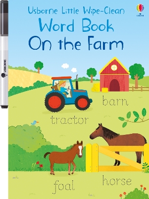 Cover of Little Wipe-Clean Word Book On the Farm