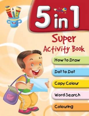 Book cover for 5 in 1 Super Activity Book