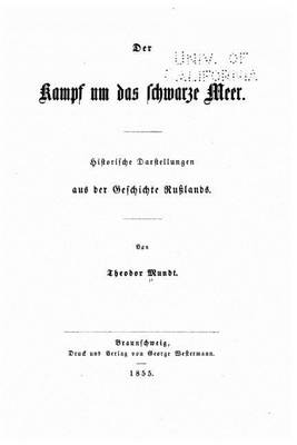 Book cover for Der Kampf um das schwarze Meer Historische Darstellungen aus der Geschichte Russlands