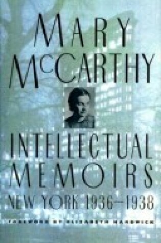 Cover of Intellectual Memoirs OBE/R