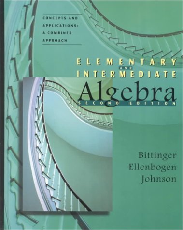 Book cover for ELEM INTERM ALG COMB 98&ELEM&INTERM ALG PKG