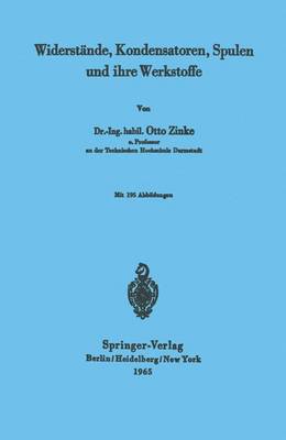 Book cover for Widerst Nde, Kondensatoren, Spulen Und Ihre Werkstoffe