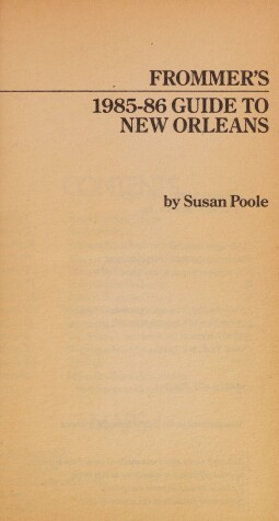 Book cover for Frmr New Orleans 85