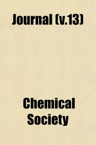 Cover of Journal (V.13)