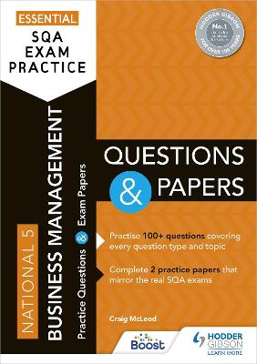 Book cover for Essential SQA Exam Practice: National 5 Business Management Questions and Papers