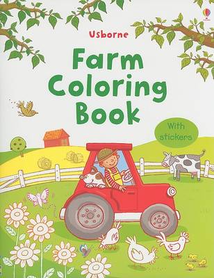 Book cover for Farm Coloring Book