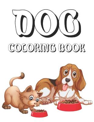 Book cover for Dog Coloring Book