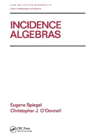 Cover of Incidence Algebras