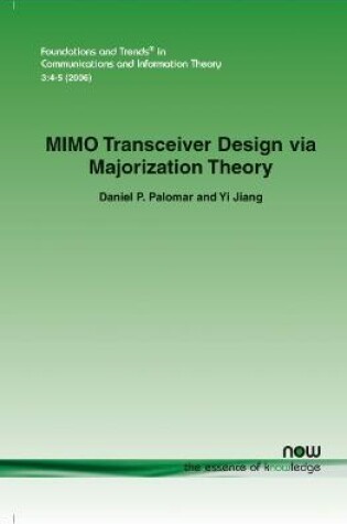 Cover of MIMO Transceiver Design via Majorization Theory