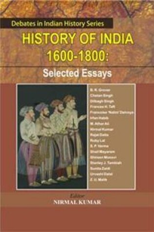 Cover of History of India 1600-1800 Selected Essays