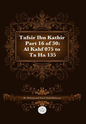 Book cover for Tafsir Ibn Kathir Part 16 of 30