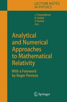 Book cover for Analytical and Numerical Approaches to Mathematical Relativity