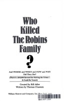Book cover for Who Killed the Robins Family?
