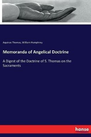 Cover of Memoranda of Angelical Doctrine