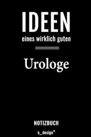 Cover of Notizbuch für Urologen / Urologe / Urologin