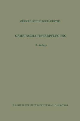 Book cover for Gemeinschaftsverpflegung