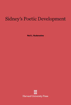 Book cover for Sidney's Poetic Development