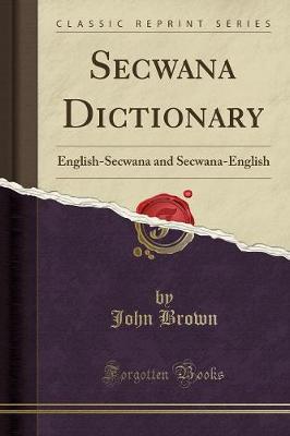 Book cover for Secwana Dictionary