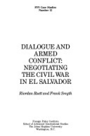 Cover of Dialogue and Armed Conflic