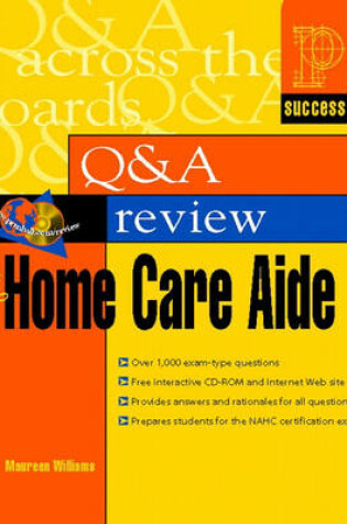Cover of Prentice Hall Health Question and Answer Review for Home Care Aide