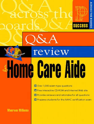 Book cover for Prentice Hall Health Question and Answer Review for Home Care Aide