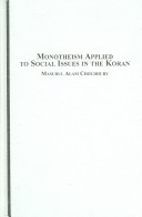 Book cover for Monotheism Applied to Social Issues in the Koran