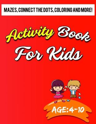 Book cover for Activity Book for Kids 4-10