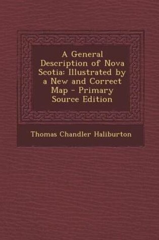 Cover of A General Description of Nova Scotia