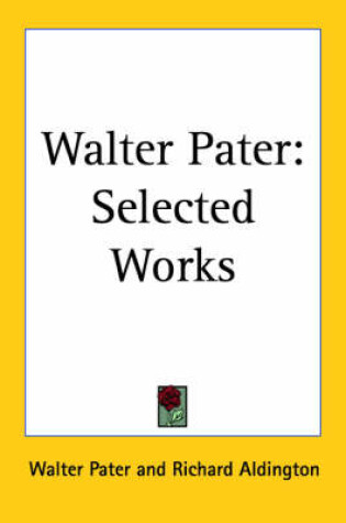 Cover of Walter Pater