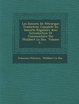 Book cover for Les Sonnets de Petrarque