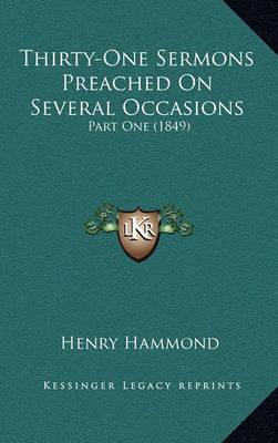 Book cover for Thirty-One Sermons Preached on Several Occasions