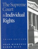 Book cover for The Supreme Court and Individual Rights