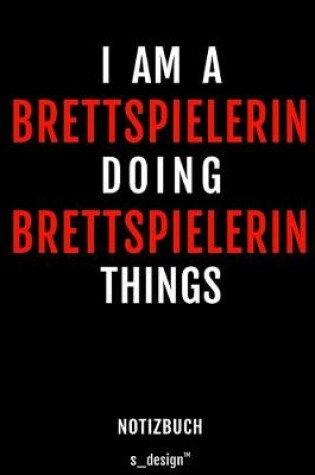 Cover of Notizbuch für Brettspielerin