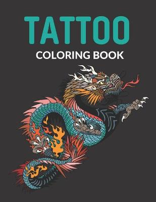 Book cover for Tattoo Coloring Book