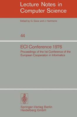 Book cover for Eci Conference 1976