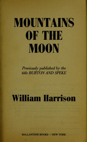 Book cover for Mountains of the Moon