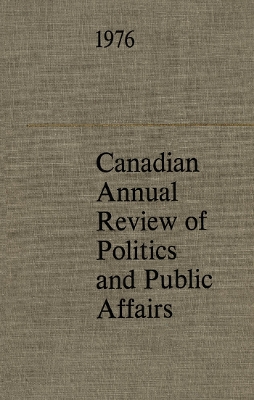 Book cover for Cdn Annual Review 1976